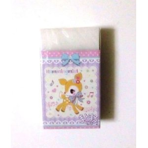 Photo: Sanrio Hummingmint Matomarukun Eraser Purple Pink Brand New