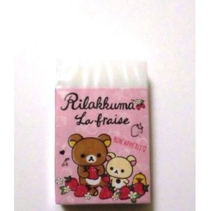 Photo: San-X Rilakkuma Rilakuma Eraser Paris Strawberry Brand New Pink