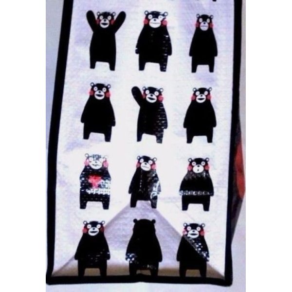 Photo4: Kumamon Eco Friendly Shopping Bag Brand-New (4)