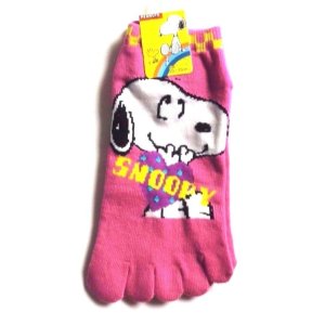 Photo: Peanuts Snoopy Japanese Geta Split-toe Tabi Socks Pink Kimono Yukata