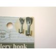 Photo2: Steel Hook Cutlery Spoon Fork Brand New (2)