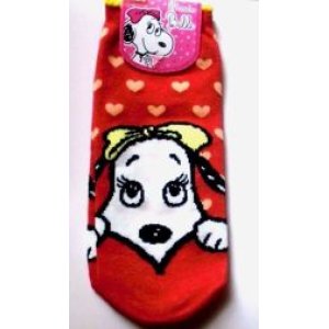 Photo: Peanuts Snoopy Belle Ankle Low Cut Socks Red Brand New