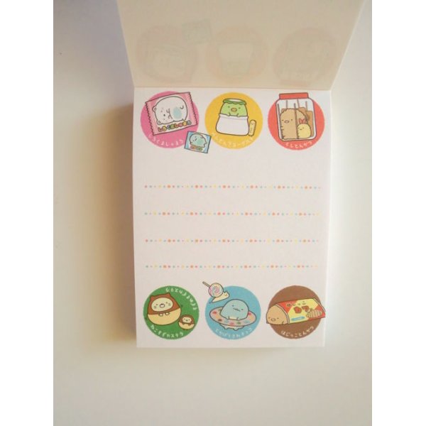 Photo2: San- X Sumikko Gurashi Mini Memo Pad Dagashi Sweets Brand New (2)