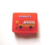 Photo: Peanuts Snoopy Eyelash Pill Small Case Brand-New School Bus Red