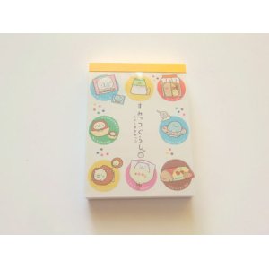 Photo: San- X Sumikko Gurashi Mini Memo Pad Dagashi Sweets Brand New