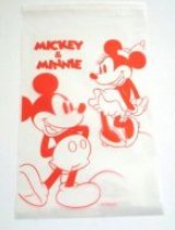 Photo: Disney Mickey Minnie Mouse Plastic Bags with sticky tape 15 pcs Red Brand New