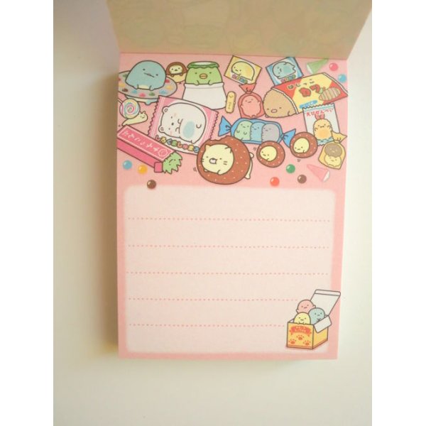 Photo2: San- X Sumikko Gurashi Mini Memo Pad Dagashi Sweets Brand New (2)