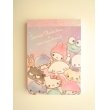 Photo1: Sanrio Characters Hello Kitty Little Twin Stars Kiki & Lala etc Mini Memo Pad Brand New (1)