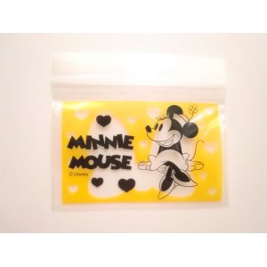 Photo: Disney Minnie Mouse Ziplock Bags 25pcs Yellow M Brand New