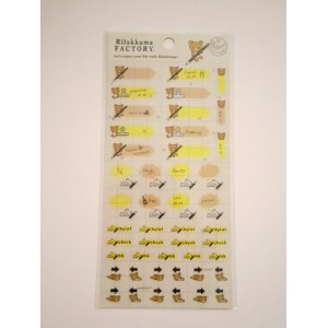 Photo: San-X Rilakkuma Schedule Mark Vinyl Stickers Brand New 