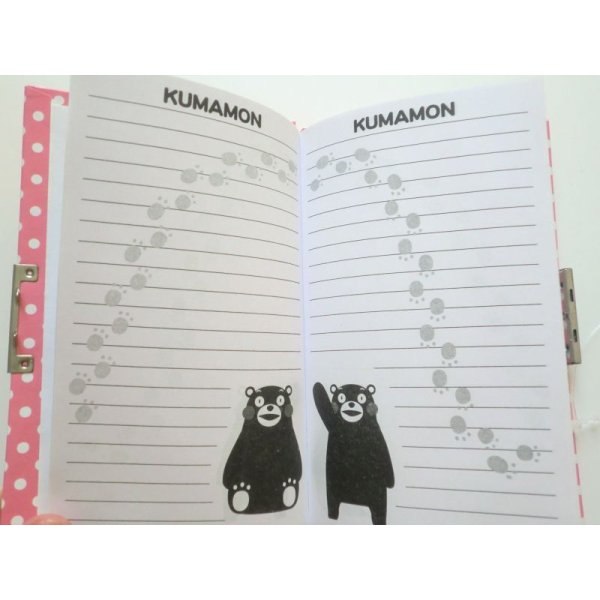 Photo2: Kumamon Secret Notebook Brand New (2)