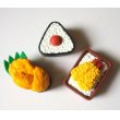 Photo1: Eraser Toy Japanese Food Sushi Tempura Onigiri Japan Brand New (1)