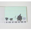 Photo3: San-X Kutusita Nyanko Cat Mini Memo Pad Music Brand New (3)