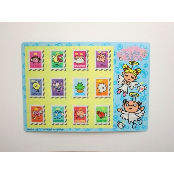 Photo1: Bandai Tenshitchi Angel Angelgotchi Tamagotchi Jumbo Sealdasu Card Sticker 1997 (1)