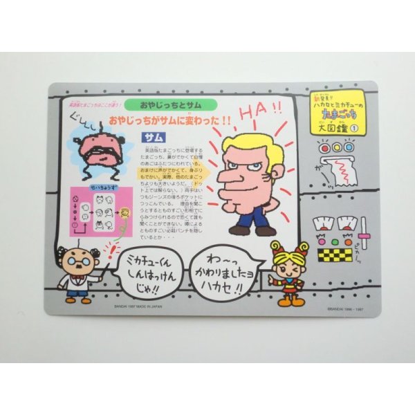 Photo2: Bandai Tamagotchi The First Jumbo Sealdasu Card Sticker 1997 (2)