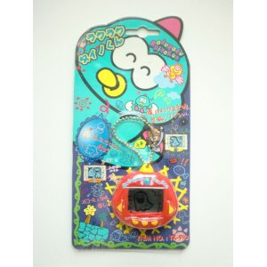 Photo: Rakuraku Dino kun Dinkie dino virtual giga pet red New