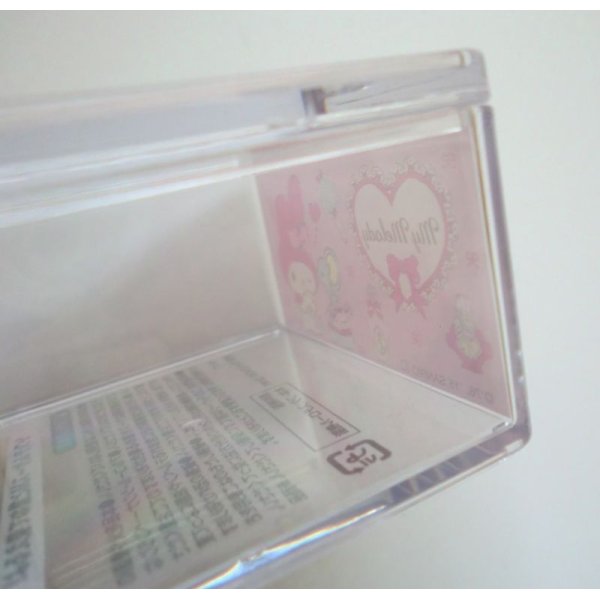 Photo2: Sanrio My Melody Small Plastic Case S Pink Brand New (2)