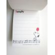 Photo3: Peanuts Snoopy Mini Memo Pad Music Brand New (3)