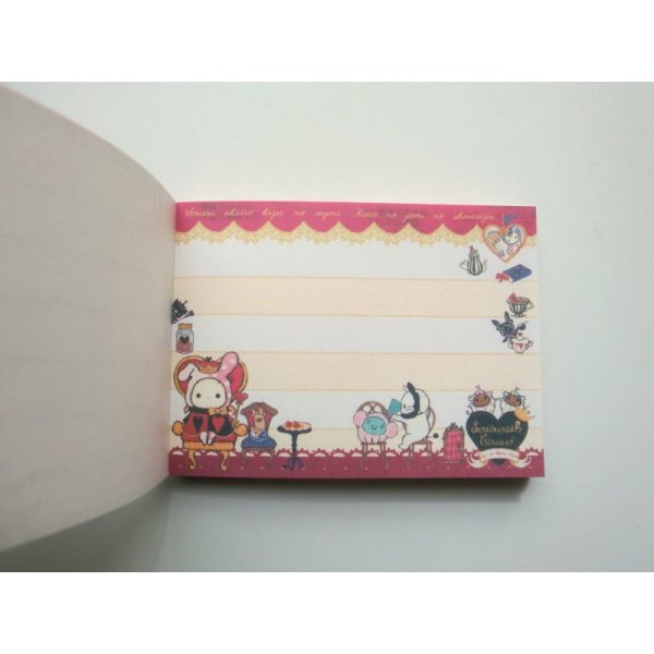 Photo3: San-X Sentimental Circus Mini Memo Pad Chair Brand New Red (3)