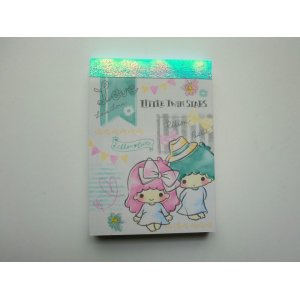 Photo: Sanrio Little Twin Stars Kiki & Lala etc Mini Memo Pad Brand New