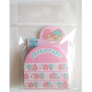 Photo: Sanrio Little Twin Stars Kiki & Lala Decorative Craft Washi Masking Tape Sticker Brand New