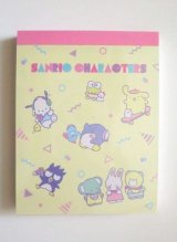 Photo: Sanrio characters mini memo pad retro Keroppi Pochacco pompompurin etc... Brand New