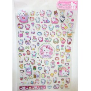 Photo: Sanrio Hello Kitty Glitter stickers 100 pcs Brand New