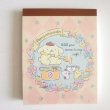 Photo1: Sanrio Pompompurin mini memo pad Brand New (1)