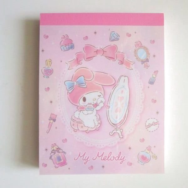 Photo1: Sanrio My Melody mini memo pad Brand New (1)