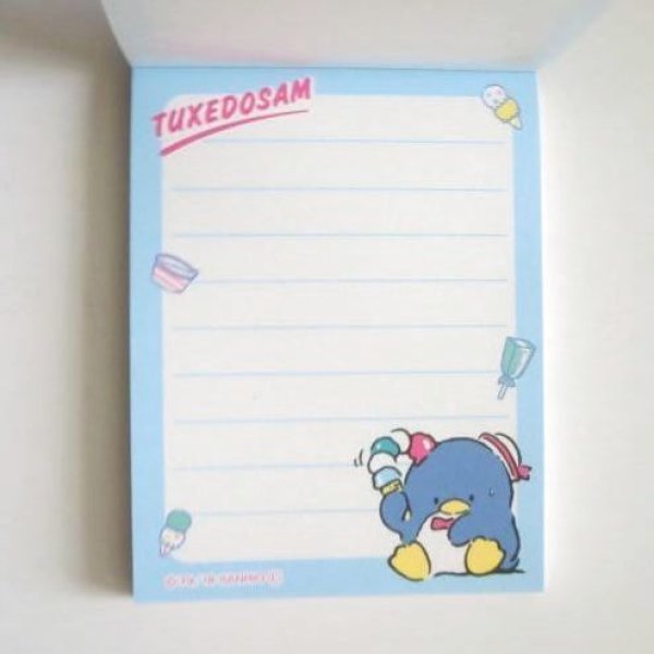 Photo2: Sanrio Tuxedosam mini memo pad Brand New (2)