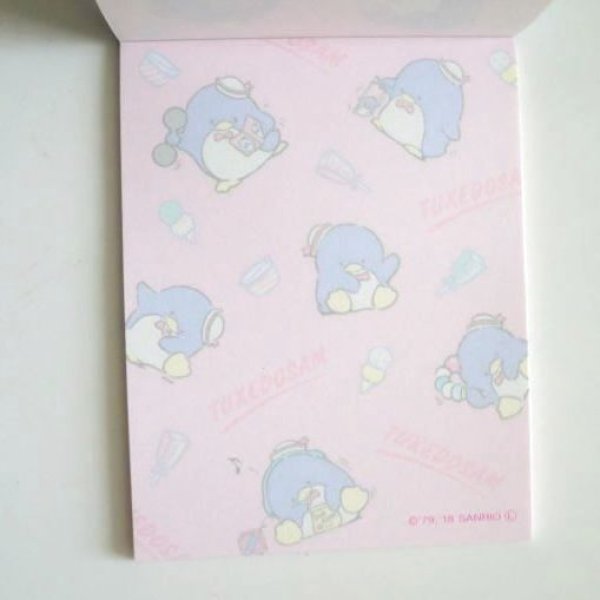 Photo3: Sanrio Tuxedosam mini memo pad Brand New (3)