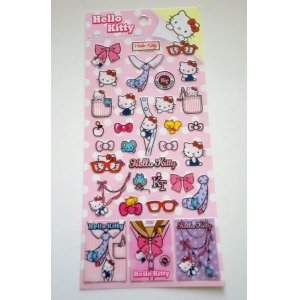 Photo: Sanrio Hello Kitty Vinyl Stickers School Uniform New