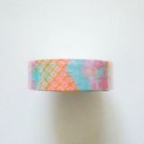 Photo: Decorative Craft Washi Masking Tape Sticker pink swallow shibori pattern New