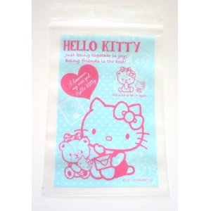 Photo: Sanrio Hello Kitty Plastic Ziplock Bags 15 pcs S Blue New