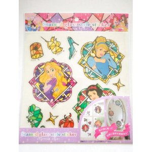 Photo: Disney Princess stained glass style sticker Brand New