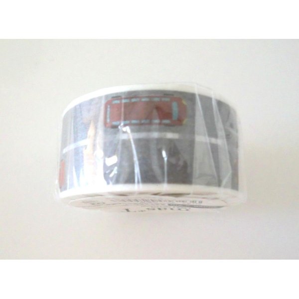 Photo2: Decorative Craft Washi Masking Tape Sticker Traffic cars road Brand New (2)