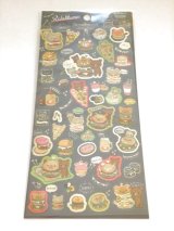 Photo: San-X Rilakkuma special burger Stickers blue Brand New 