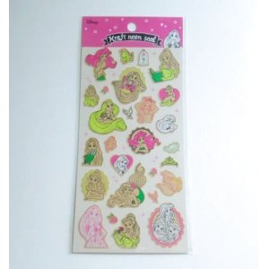 Photo: Disney Princess Ariel Rapunzel etc craft Sticker Brand New