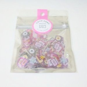 Photo: Candy Drop flake vinyl stickers music retro 100 pcs New