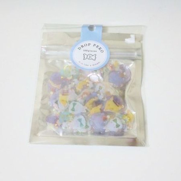 Photo1: Candy Drop flake vinyl stickers Animal 100 pcs New (1)