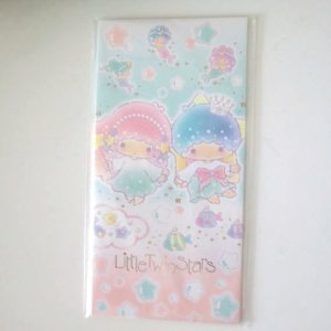 Photo: Sanrio Little Twin Stars Kiki & Lala Marine Mini Envelopes Long Brand New