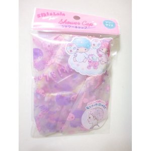 Photo: Sanrio Little Twin Stars Kiki & Lala Shower Cap Pink Brand New