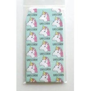 Photo: Unicorn mini envelopes green pink cute Brand New