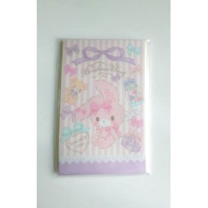 Photo: Sanrio Bonbonribbon mini envelopes stripe pink Brand New