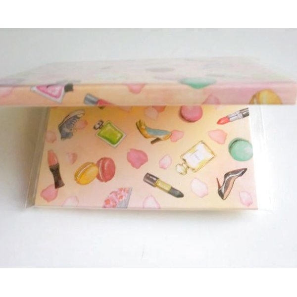 Photo4: Memo Pad set Book makeup sweets lovely Brand-New (4)