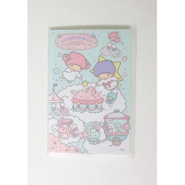 Photo1: Sanrio Little Twin Stars Kiki & Lala mini envelopes Brand New (1)