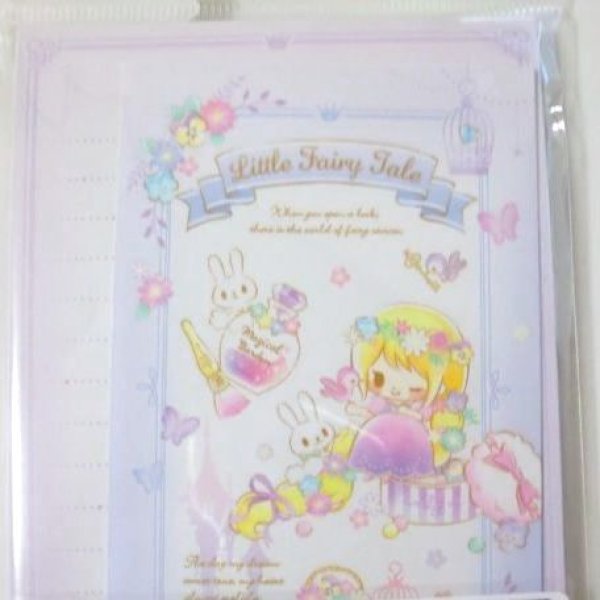 Photo2: Mini petite writing paper set Dreamy Flowers lovely Brand New (2)