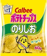 Photo: Calbee Potato chips dried laver Japanese snack Brand New