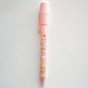 Photo: San-X Sumikko Gurashi cafe mechanical pencil pink with stamp Brand New