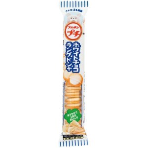 Photo: Bourbon petite mini white chocolate cookies langue de chat sweets New